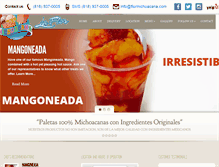 Tablet Screenshot of flormichoacana.com